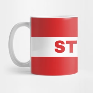 Steyr City in Austrian Flag Mug